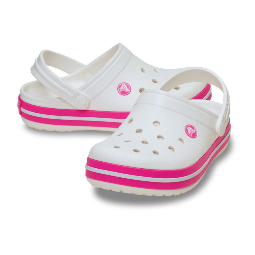 Crocs Crocband Clog T - Niños 1 a 5 años White/pink Crush