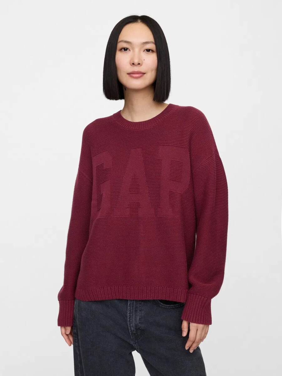 Buzo Logo Gap Mujer - Red Delicious 