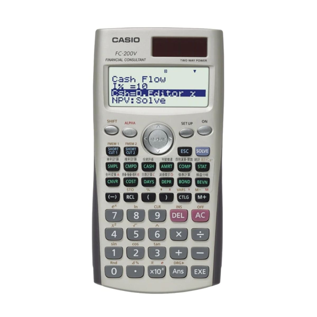 Calculadora Financiera Casio FC-200 V 