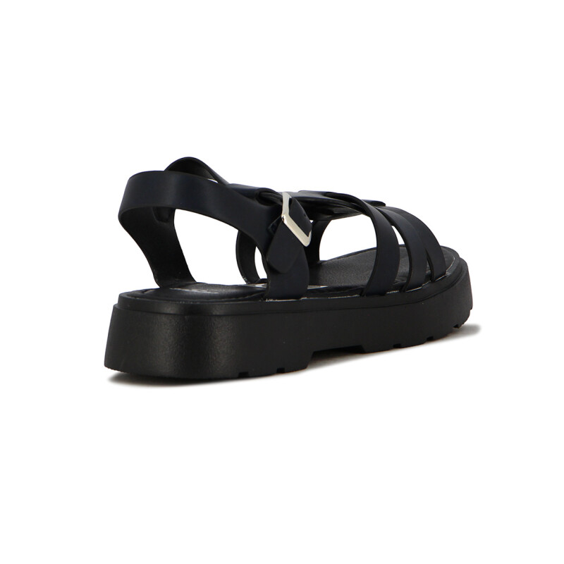 Angus Sandalia Niña Tres Tiras C/ Pulsera Y Hebilla - Marino Marino