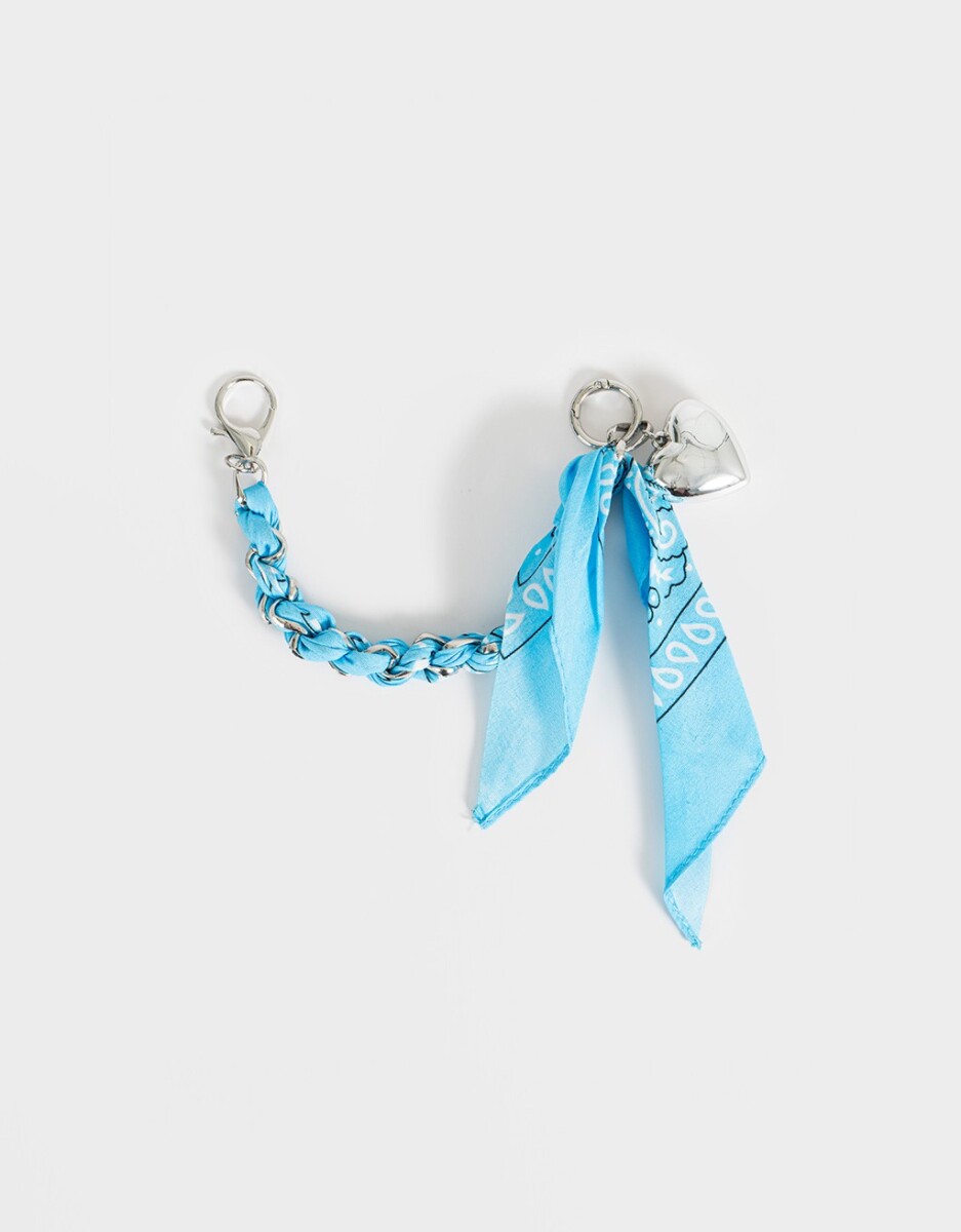 Llavero Y Charm Con Trenza Bandana 