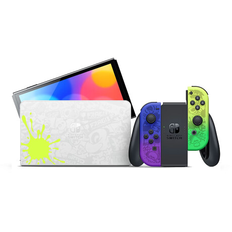 Nintendo - Consola Switch Oled Splatoon 3 - 7'' Oled. 64GB. Wifi. Bluetooth. LI-ION 4310MAH. 001