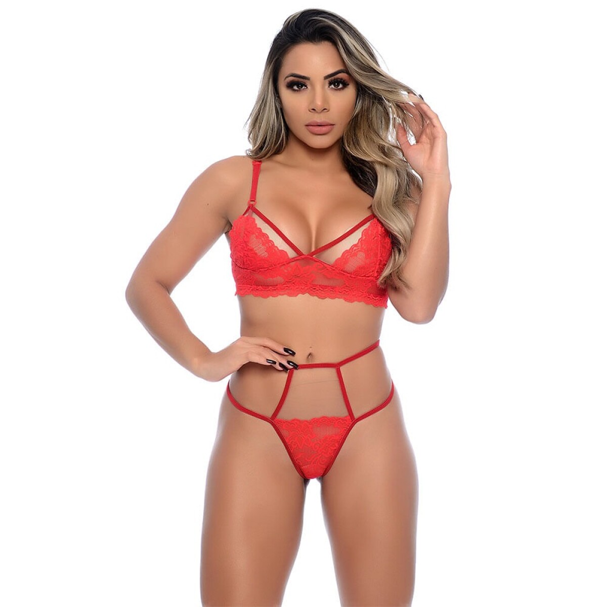 Conjunto Dona do Pecado Pimenta Sexy 