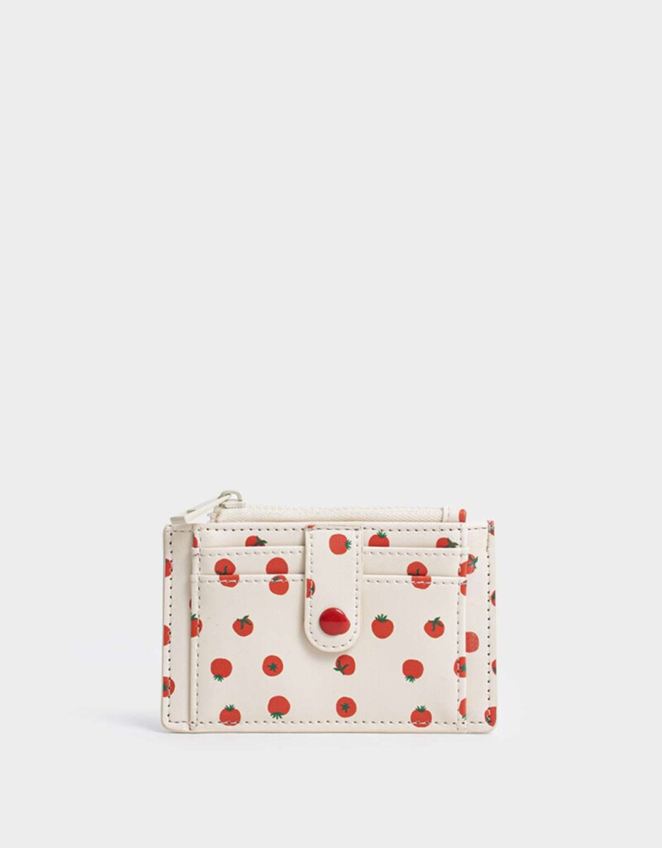 Tarjeteros - Estampado Flores 