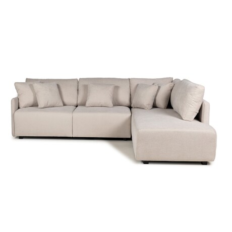 Rinconera Modulare - Tela Microfibra - Chaise derecho FX4-10 (Beige)