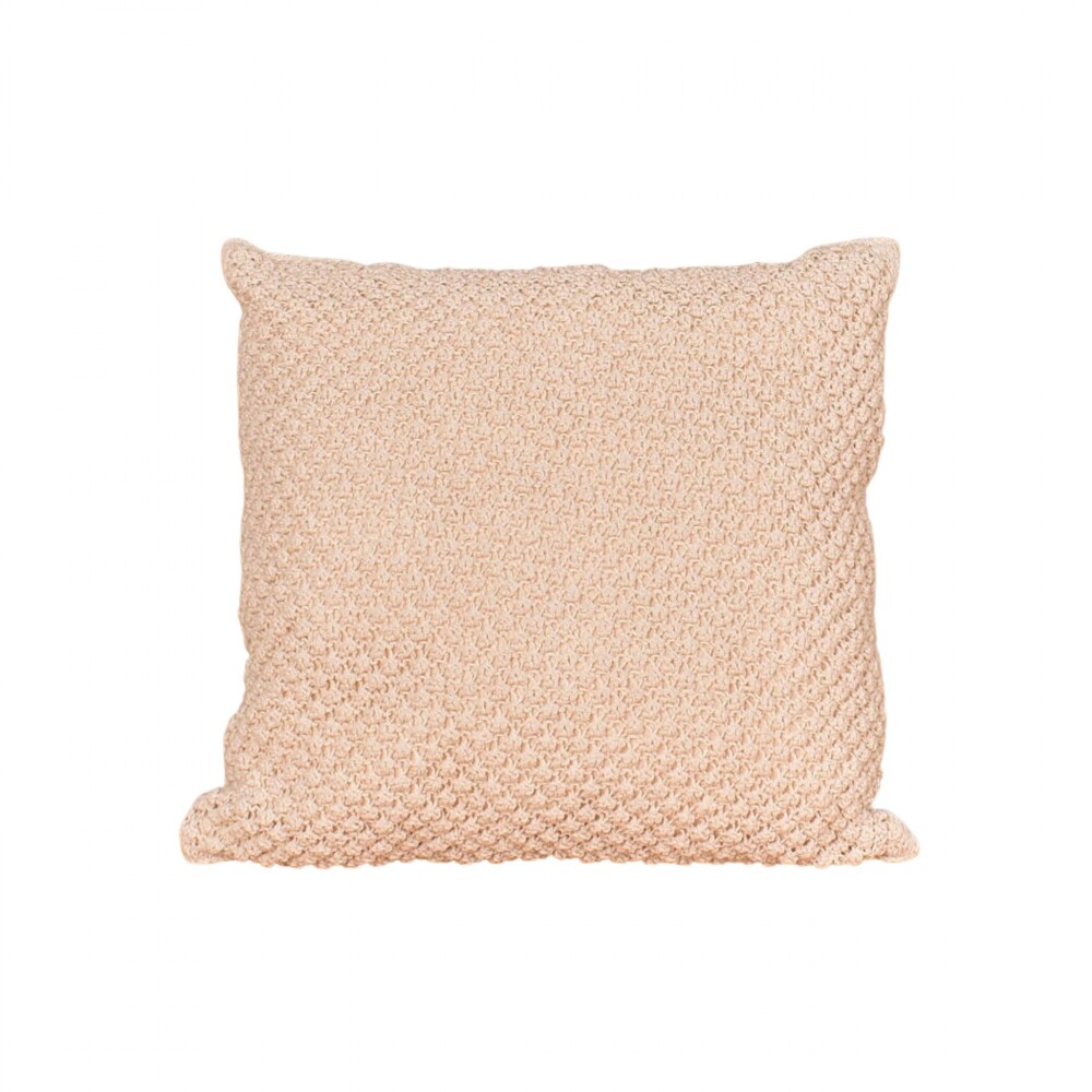 Almohadón Tejido Doble Punto Garbanzo - Pilar Crudo Almohadón Tejido Doble Punto Garbanzo - Pilar Crudo