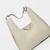 Cartera al hombro The Shopping En Cuero Graneado Natural