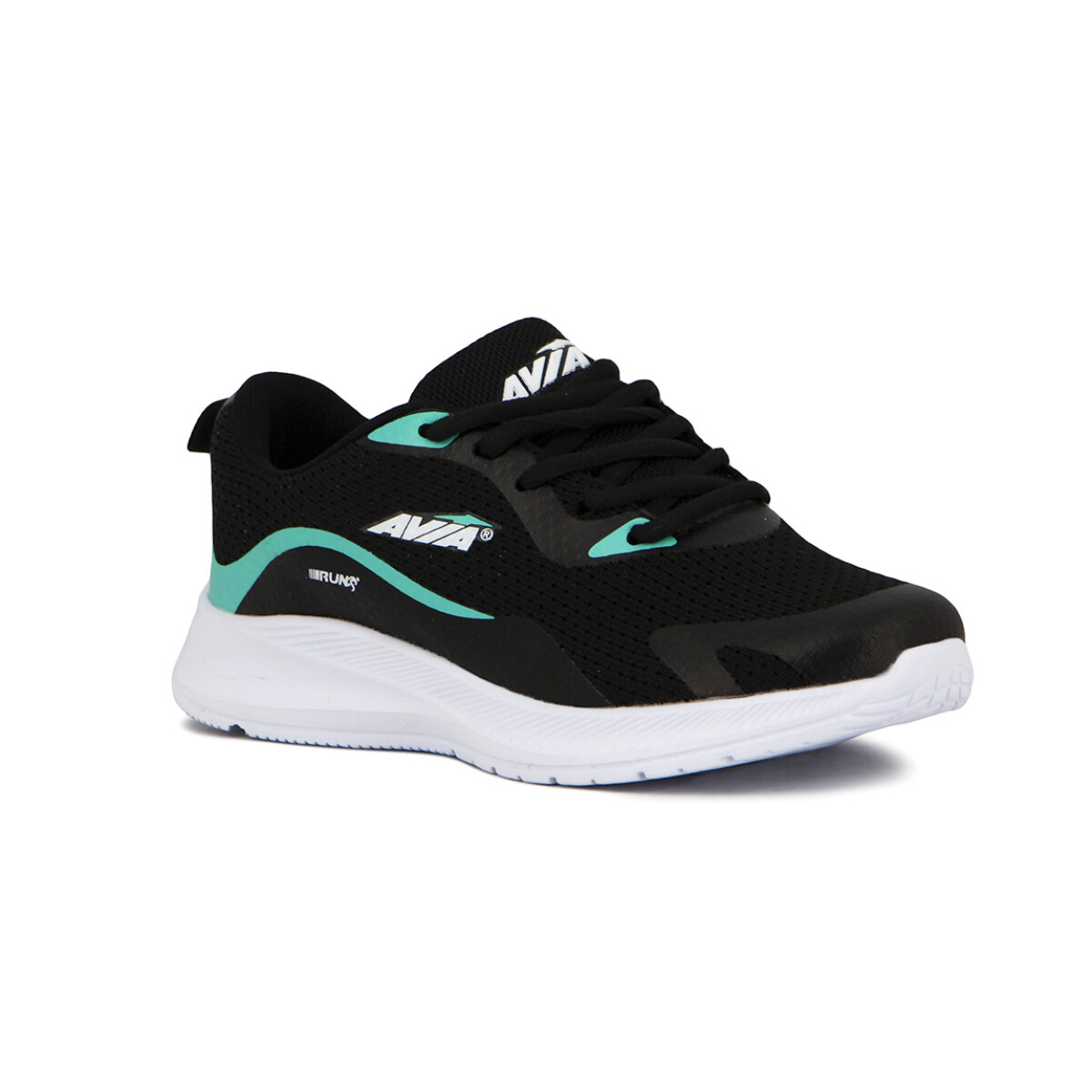 Avia Zapatillas Acordonadas Para Dama Patron- Black/mint - Negro-menta 