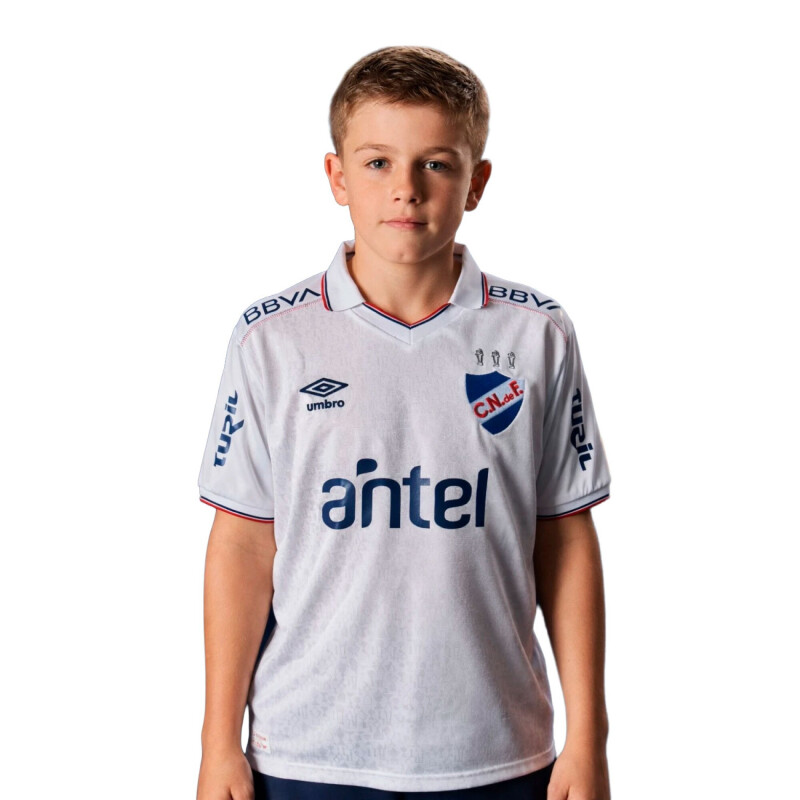 Camiseta de Niños Umbro Nacional Home 2026 Junior Blanco