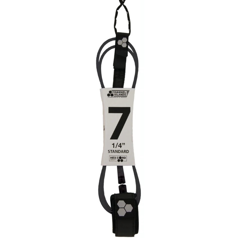 Leash - Channel Islands - Standard 7ft 1/4'' (6.35mm) - Hex Cord