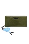 Billetera Trendy con llavero Verde