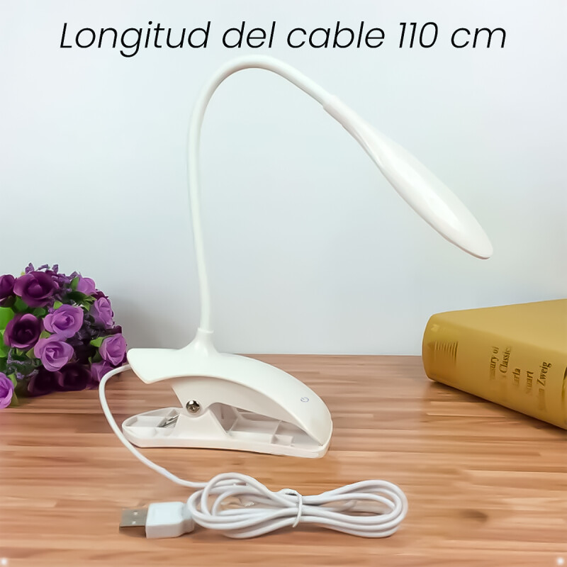 Lampara Led TÃ¡ctil con Pinza Para Escritorio Pc o Lectura Blanca Lampara Led TÃ¡ctil con Pinza Para Escritorio Pc o Lectura Blanca