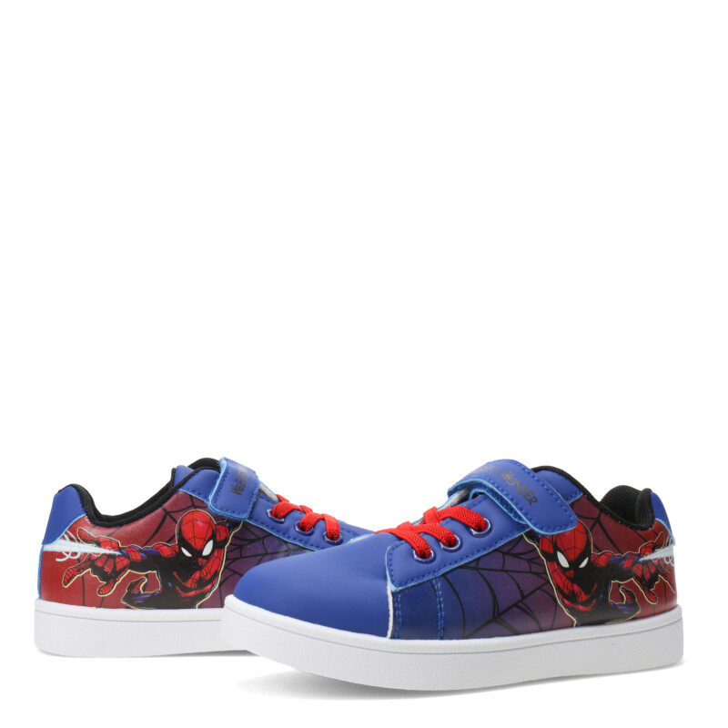 Championes de Niños Marvel Casual Spiderman Azul - Rojo