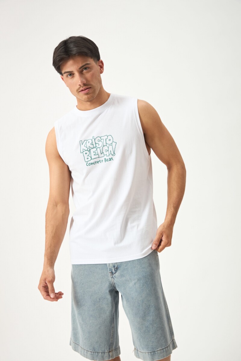 MUSCULOSA RIDERS - BLANCO 