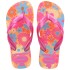 Ojotas Havaianas Kids Flores Rosado
