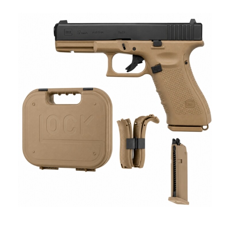 Pistola Glock 17 Gen5 Cal. 6mm + Cargador Extra Pistola Glock 17 Gen5 Cal. 6mm + Cargador Extra