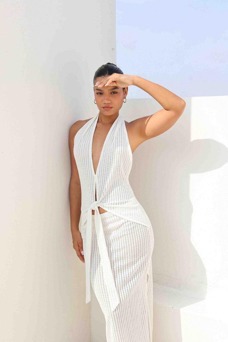 VESTIDO AMARA BLANCO