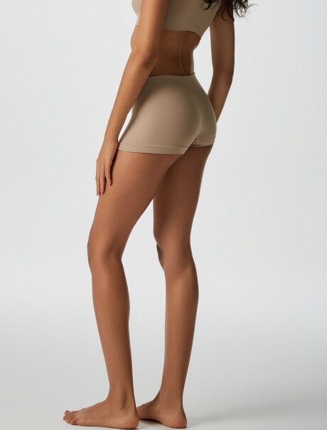 BOMBACHA TIPO BOXER SIN COSTURAS BEIGE