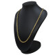 Cadena en oro 18k tipo forcet. Largo 45 cm aprox. Cadena en oro 18k tipo forcet. Largo 45 cm aprox.