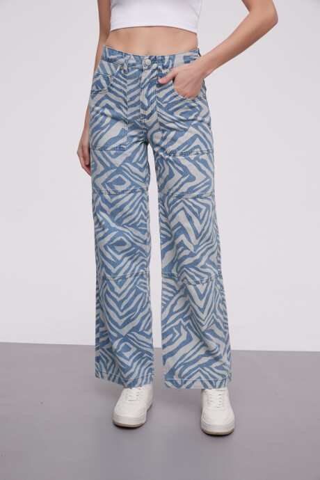 Pantalon Paillant Estampado 1