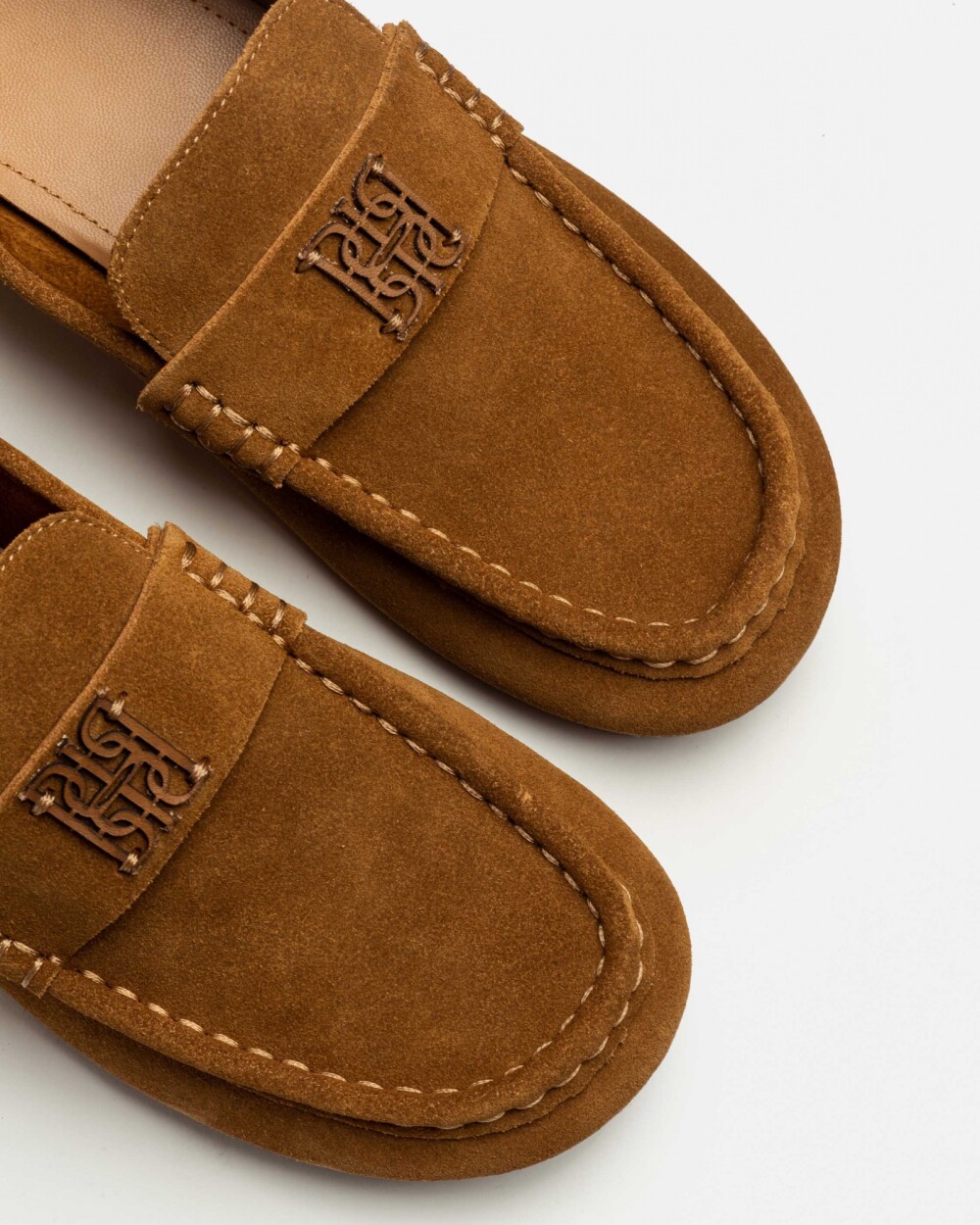 Mocasín Cannes en gamuza Cuoio