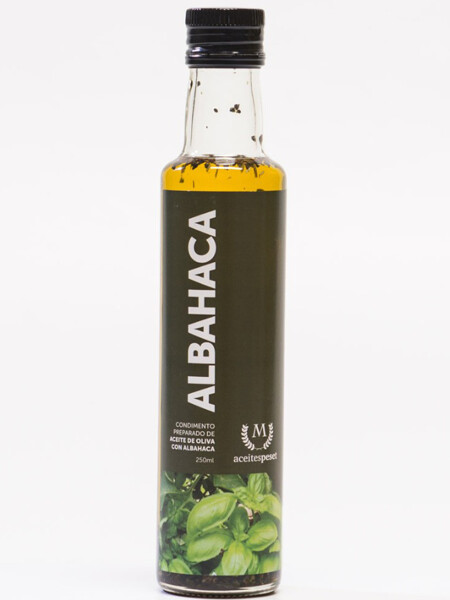 Aceite de oliva extra virgen con Albahaca Aceite de oliva extra virgen con Albahaca
