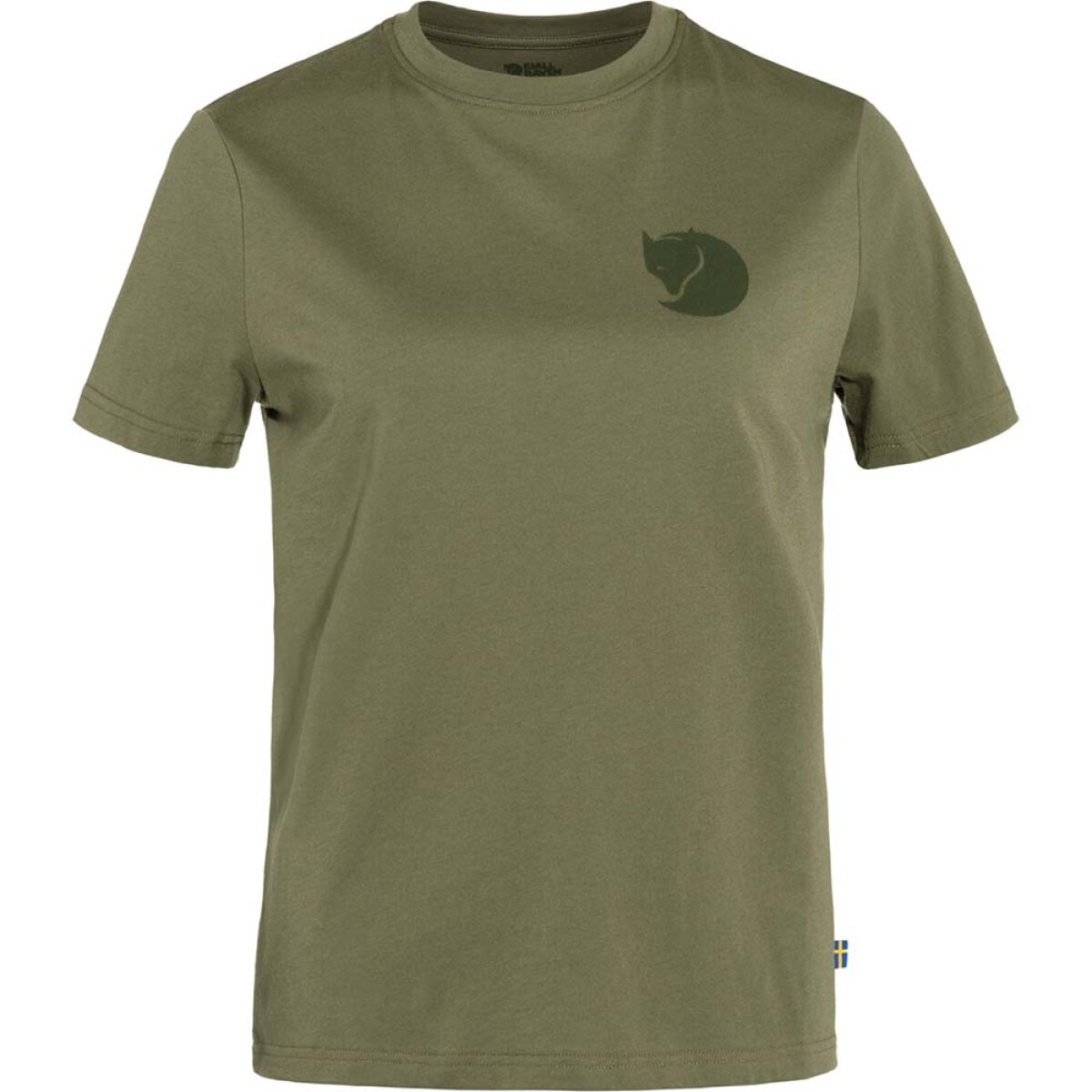 Polo Fjallraven Fox Boxy Logo Tee Mujer - Green 