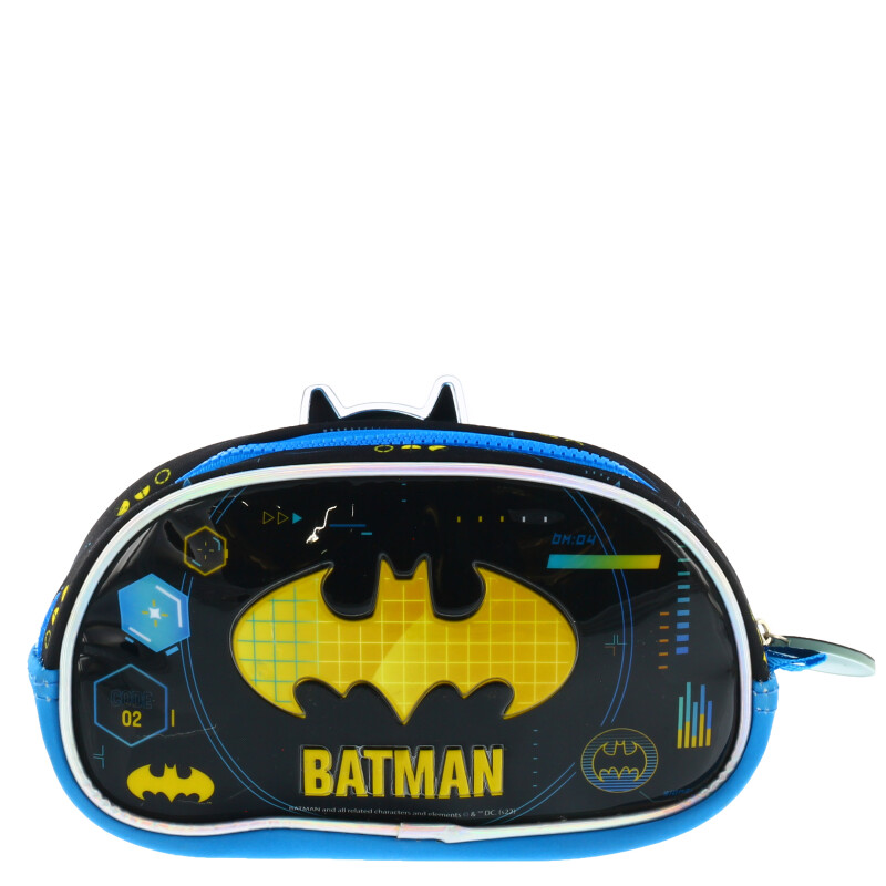 Cartuchera Batman Cartuchera Batman Negro - Azul - Amarillo