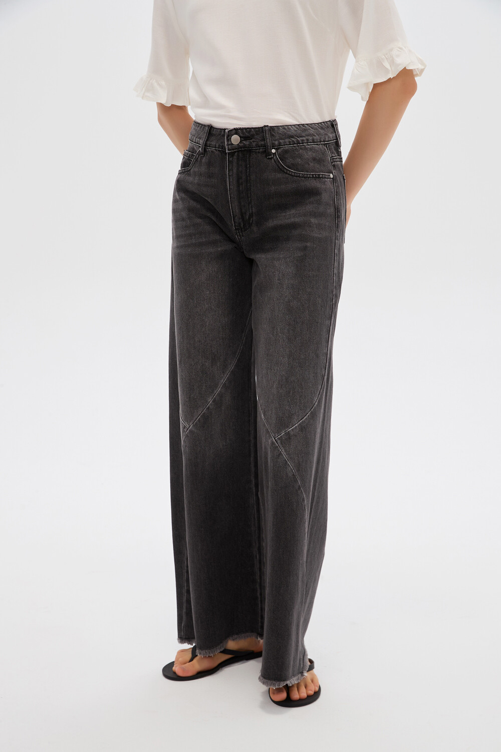 Pantalon Lund Gris Medio