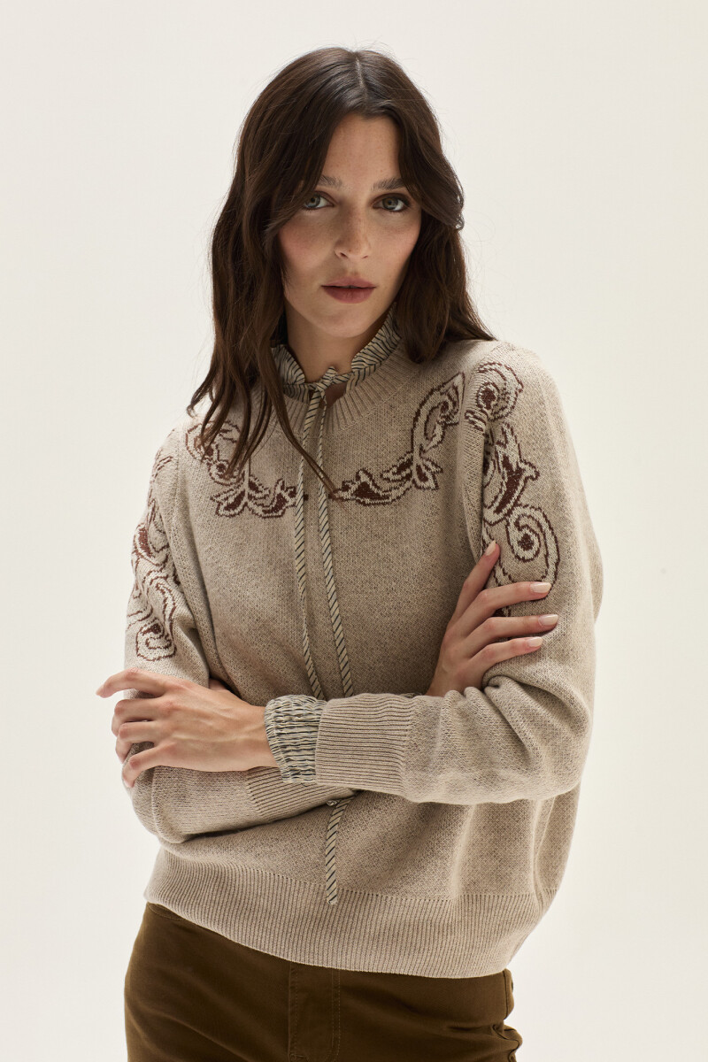 Sweater Voluta Beige