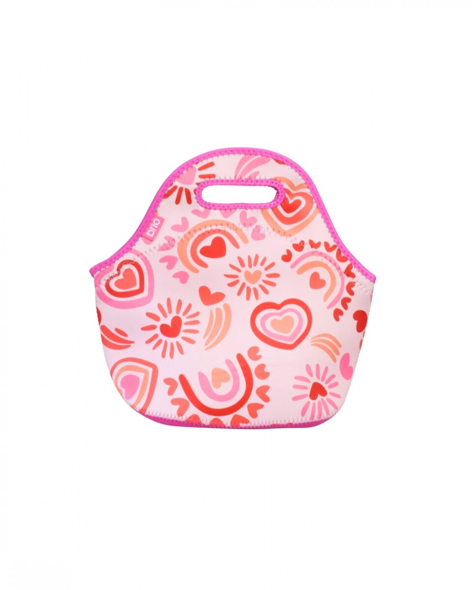 Lunchera Neopreno brio - Pink herats 