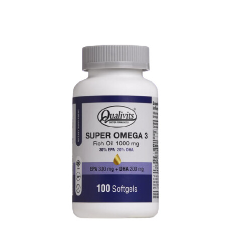 Super Omega 3 Fish Oil 1000mg X 100caps Qualivits Super Omega 3 Fish Oil 1000mg X 100caps Qualivits
