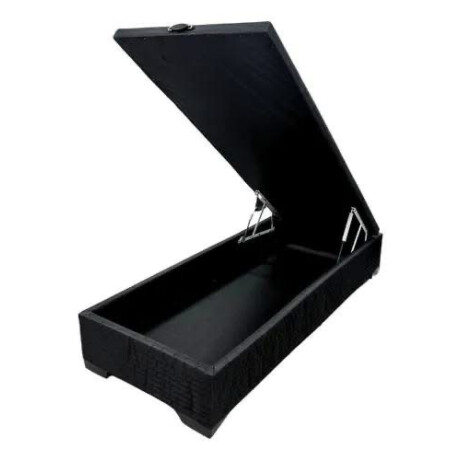 Base Box Baúl 1 Plaza color NEGRO Base Box Baúl 1 Plaza color NEGRO