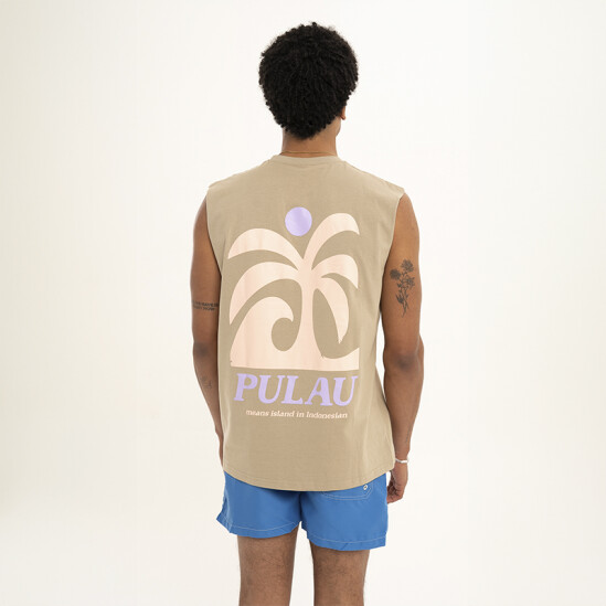 Musculosa Pulau Indo Marrón