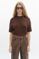 Knit T-shirt Jody Chocolate