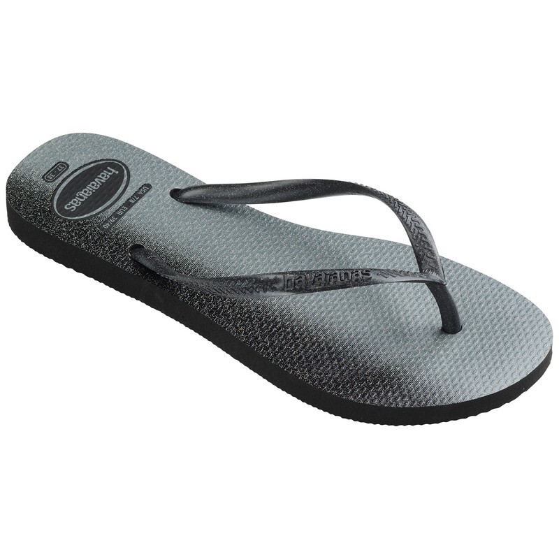 Ojotas Havaianas Slim Gloss Negro