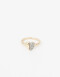 Anillos Chicos Metal Anillo Corazón Metal Biplating - Dorado