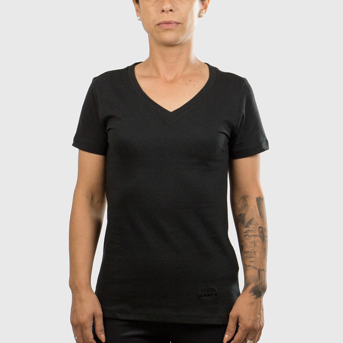 Remera Casual Deportiva Mujer Diadora - Negro 