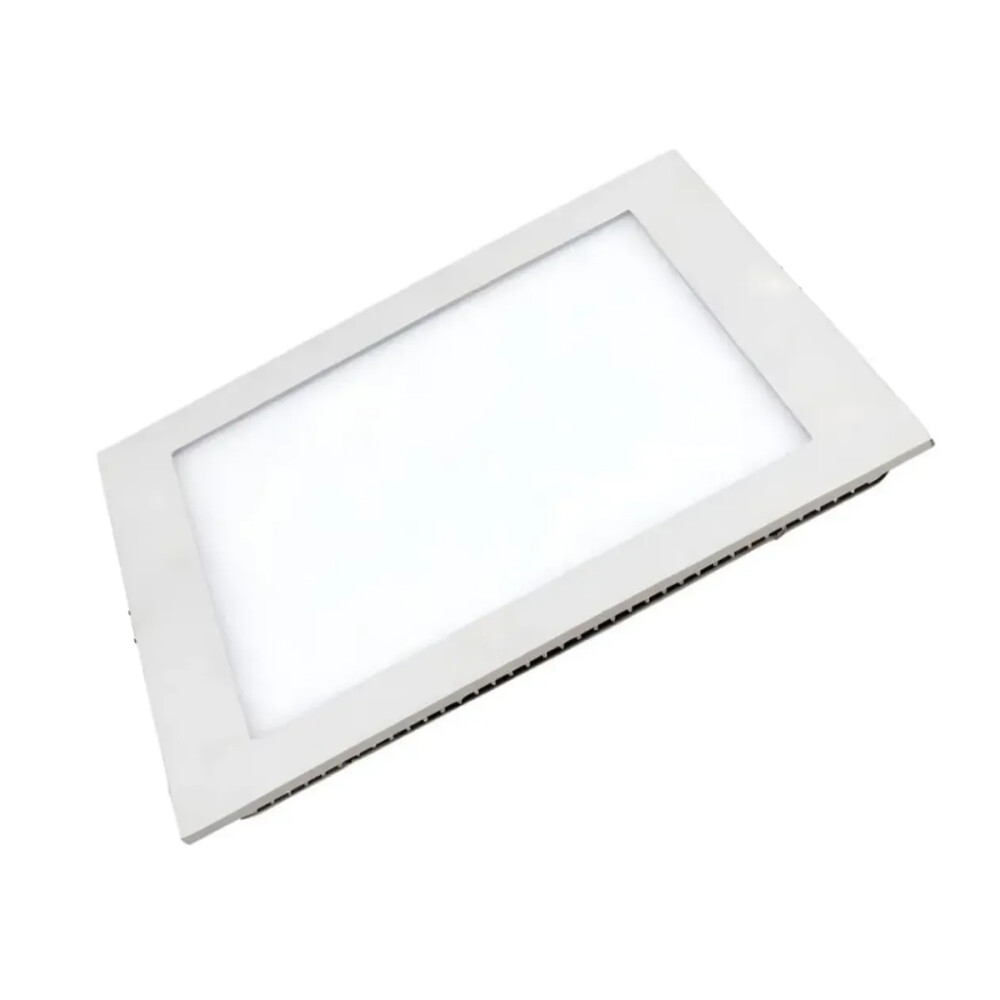 Panel De Techo Pack X4 Plafón Cuadrado Luz Blanco Blanco Panel De Techo Pack X4 Plafón Cuadrado Luz Blanco Blanco