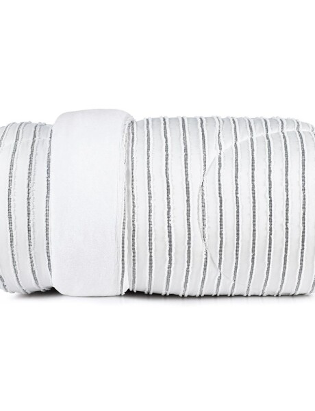 Acolchado Full - Raya blanco 2,20m x 2,35m Acolchado Full - Raya blanco 2,20m x 2,35m