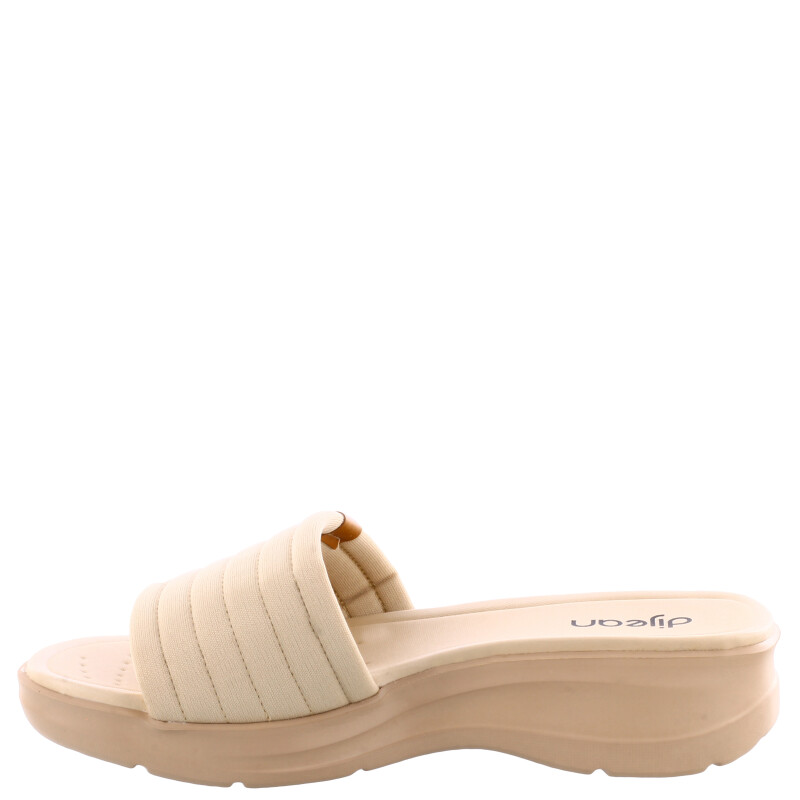 Sandalia de Mujer DIJEAN DIANA capitoneada Beige Arena