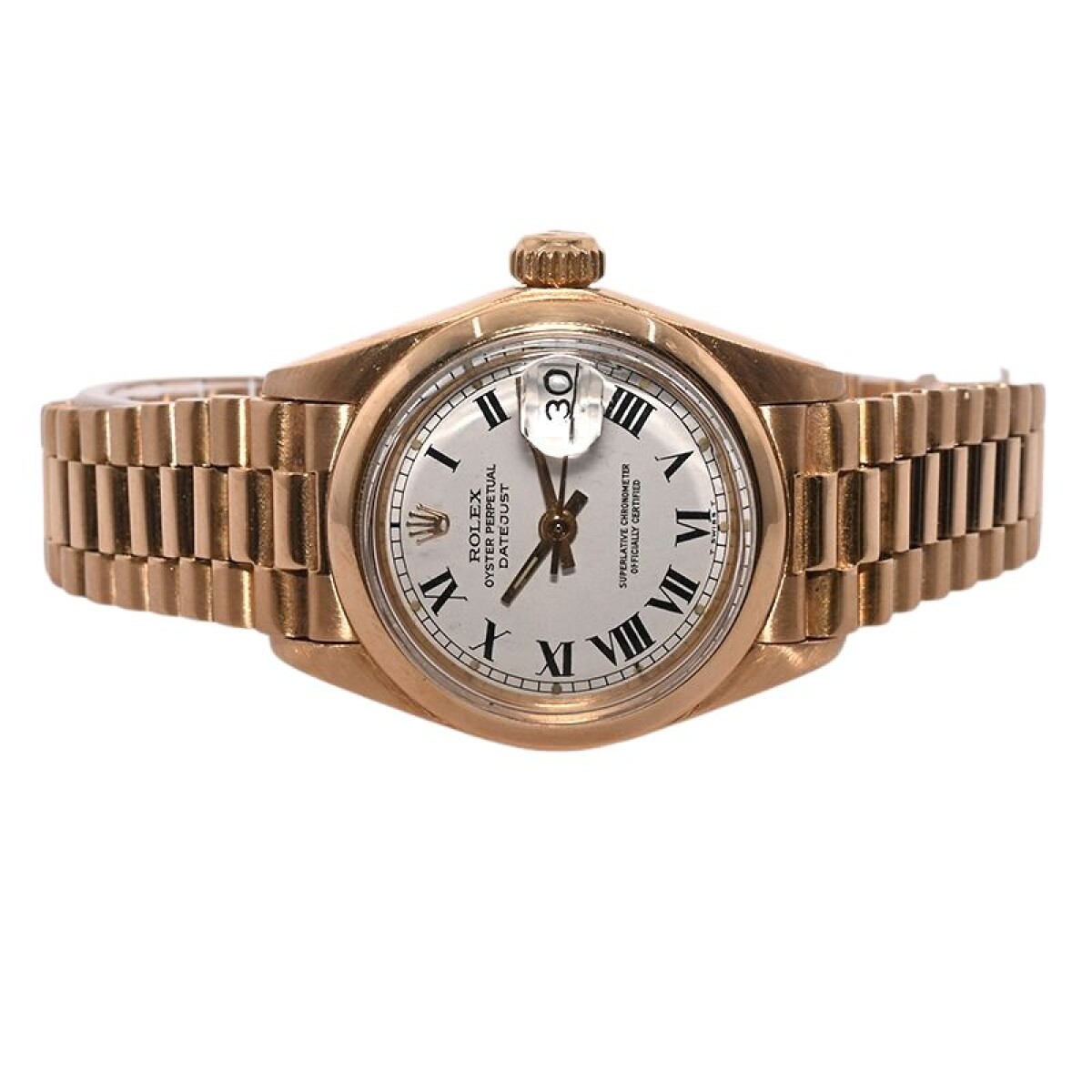 Rolex oro 18k Datejust Modelo 6916 con calendario, 26 mm. 