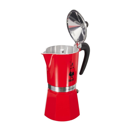 Cafetera Moka Rainbow Roja 270ml 6 Tazas Bialetti Cafetera Moka Rainbow Roja 270ml 6 Tazas Bialetti