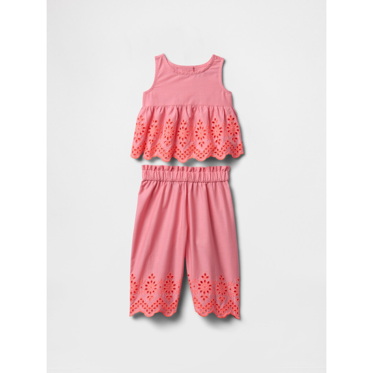 IE WOVEN TANK X PANT SET - FRESH CORAL 