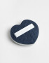 Brochas y Aplicadores Pad Polvo Esponja De Maquillaje Para Polvos Feeling Jeanious Con Forma De Corazón - Azul Oscuro