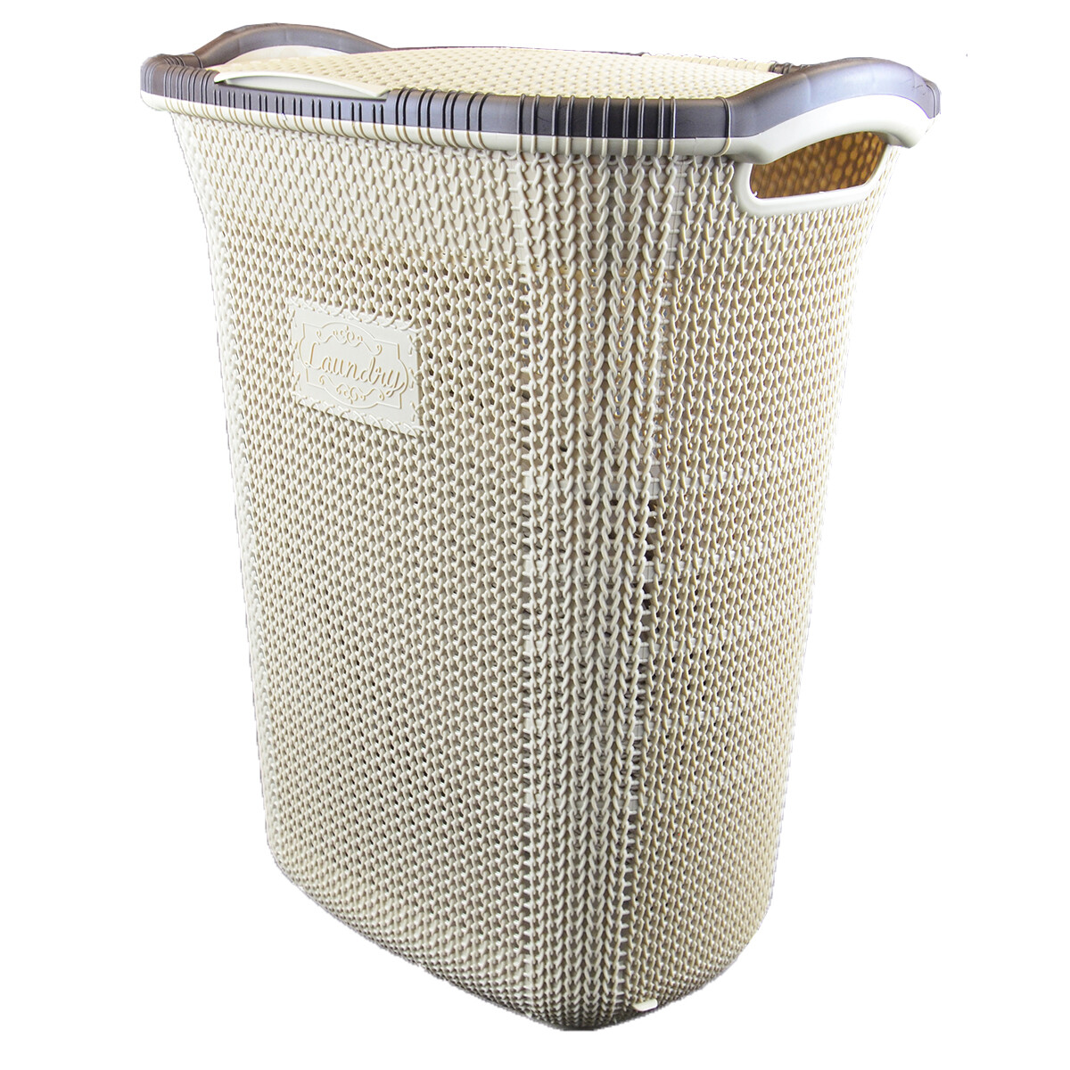 Cesto para ropa 65 lts - CREMA 