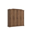 Ropero Mexicano 4 Puertas Curvo Nogal 100% Madera Ropero Mexicano 4 Puertas Curvo Nogal 100% Madera