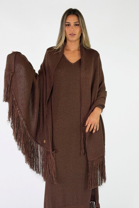 PASHMINA LUMINA Chocolate