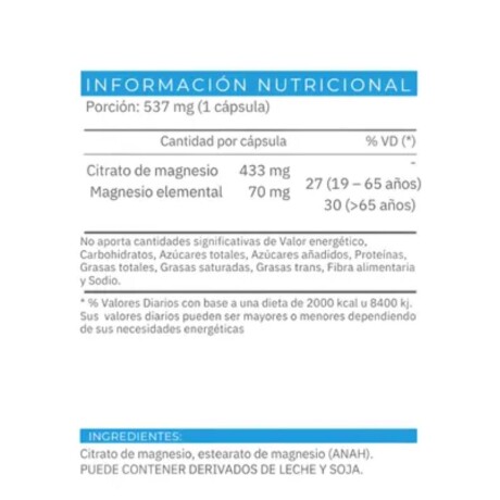 Citrato de Magnesio 60 caps ENA Citrato de Magnesio 60 caps ENA