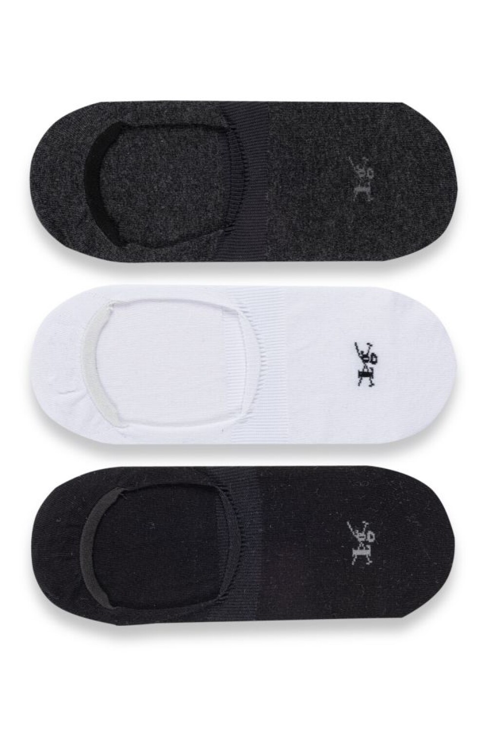 MEDIA INVISIBLE LISA PACK X 3 Negro